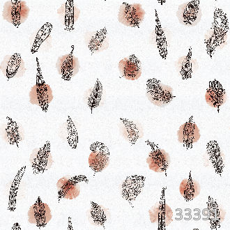 Art feathers red